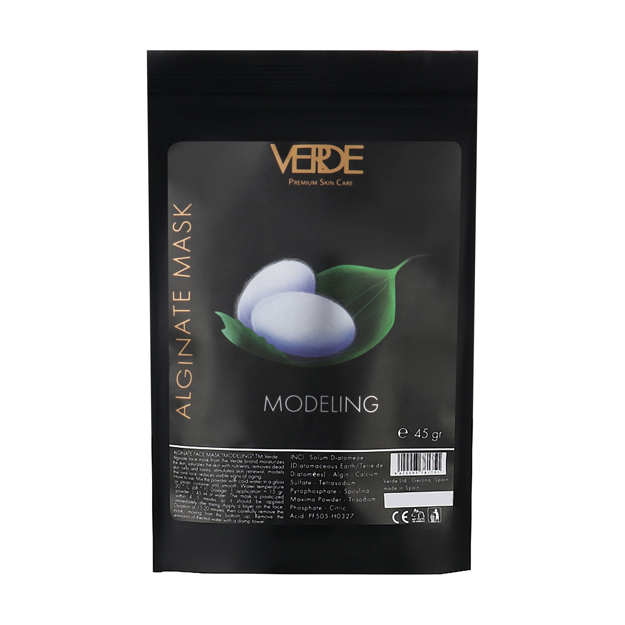 Альгінатна маска для обличчя Verde Modeling Alginate Mask, 45 г